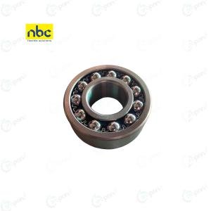 NBC Genuine 2307 Double Row Self-Aligning Radial Ball Bearing, Normal Clearance, Standard Cage, 35 mm Bore ID, 80 mm OD, 31 mm